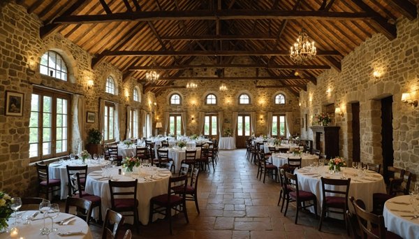 Salle de réception mariage : le cadre idéal au moulin de l'arc